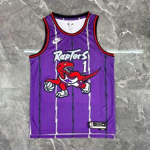 2026 Season Toronto Raptors Retro Purple #1 Tracy McGrady Jersey - Image 1