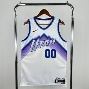 2026 Season Utah Jazz White #00 - Design 2 Jersey - Image 1
