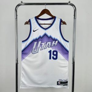 2026 Season Utah Jazz White #19 Jersey - Image 1