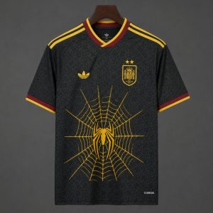 2026 Spiderman x Spain Black Edition Jersey - Front