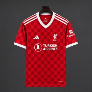 2027/28 Liverpool Home Red Checkerboard Jersey - Front