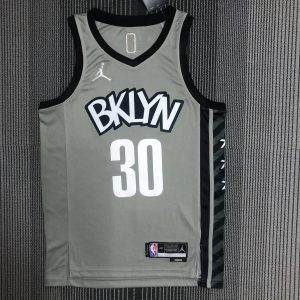 75th Anniversary Brooklyn Nets Jordan Edition #30 Seth Curry Jersey - Image 1