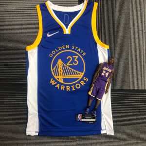 75th Anniversary Golden State Warriors Blue #23 Draymond Green Jersey - Image 1