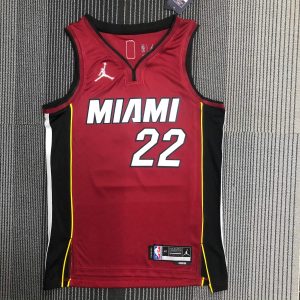 75th Anniversary Miami Heat Jordan Edition #22 Jimmy Butler Jersey - Image 1