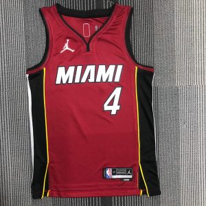 75th Anniversary Miami Heat Jordan Edition #4 Victor Oladipo Jersey - Image 1