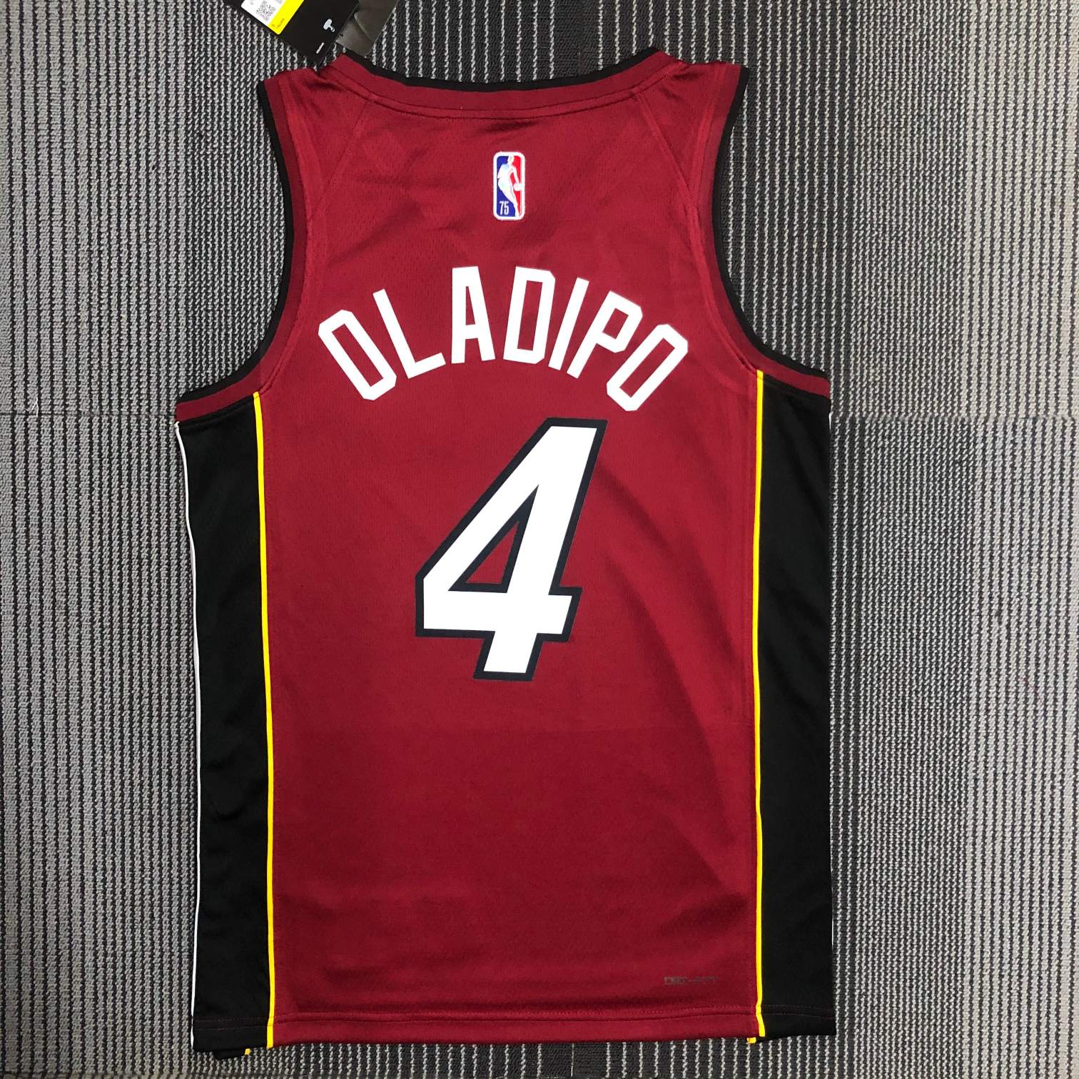 75th anniversary miami heat jordan edition #4 victor oladipo jersey image 2 75th Anniversary Miami Heat Jordan Edition #4 Victor Oladipo Jersey - Image 2