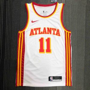 Atlanta Hawks White #11 Trae Young Jersey - Image 1