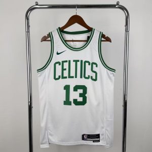 Boston Celtics White #13 Paul George Jersey - Image 1