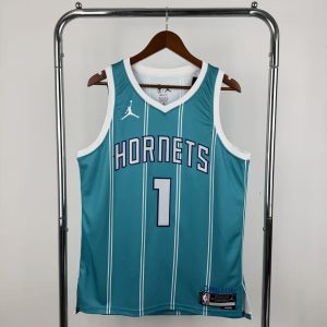 Charlotte Hornets Blue #1 Jersey - Image 1