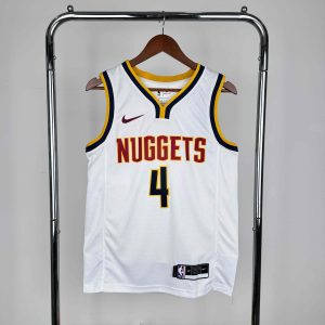 Denver Nuggets White #4 Russell Westbrook Jersey - Image 1