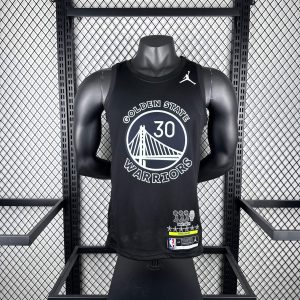 Golden State Warriors Black Special Edition #30 Stephen Curry Jersey - Image 1