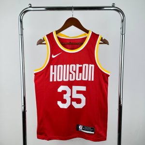 Houston Rockets Retro Red #35 Kevin Durant Jersey - Image 1