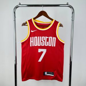 Houston Rockets Retro Red #7 Kevin Durant Jersey - Image 1