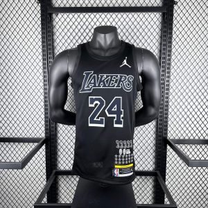 Los Angeles Lakers Black Special Edition #24 Kobe Bryant Jersey - Image 1