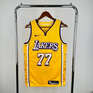 Sale Los Angeles Lakers Stars #77 Luka Doncic Jersey - Image 1