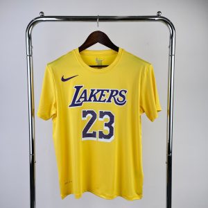 Sale Los Angeles Lakers Yellow #23 Quick-Dry T-Shirt - Image 1
