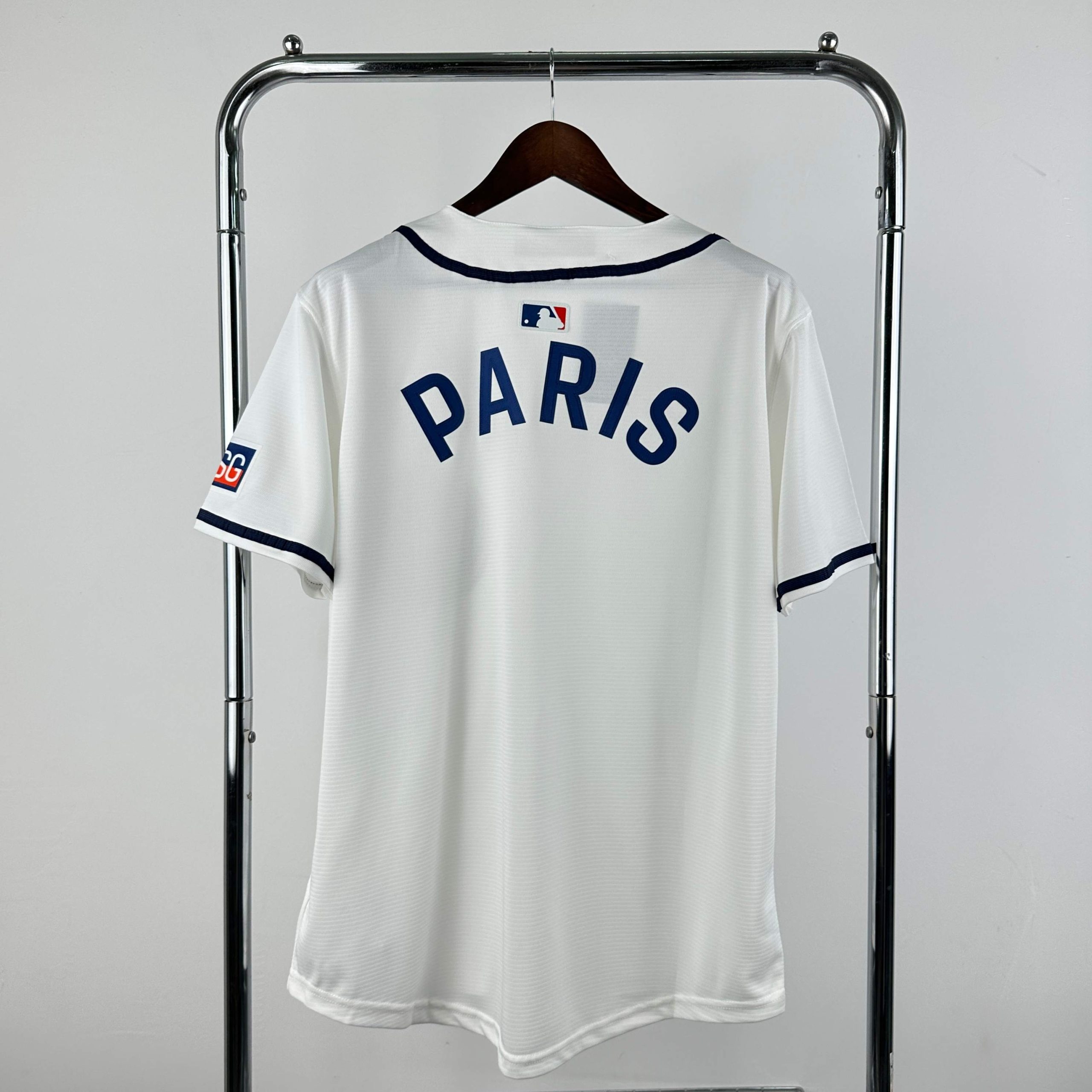 mlb collaboration paris saint germain white jersey image 2 MLB Collaboration Paris Saint-Germain White Jersey - Image 2