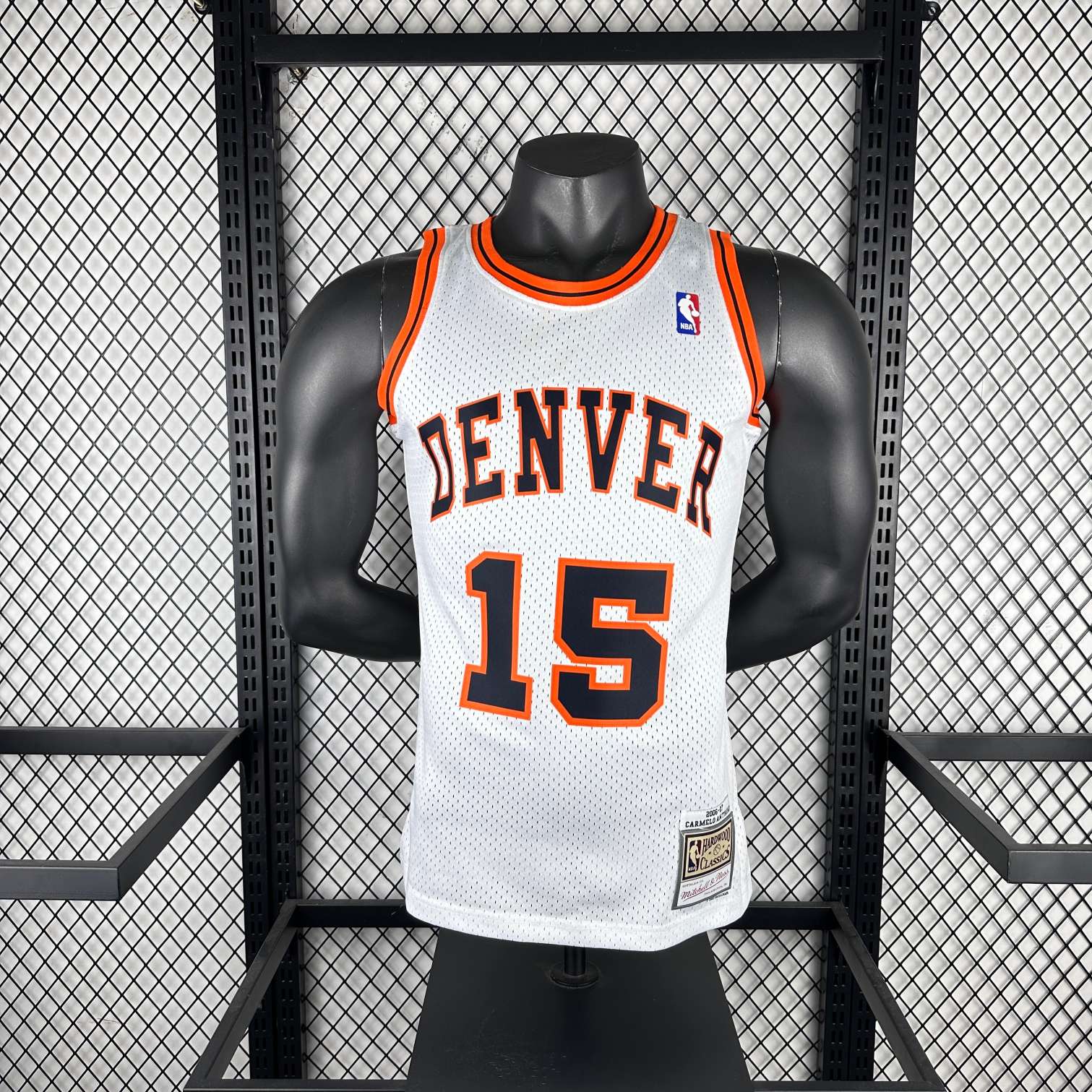M&N Retro Swingman Jersey Denver Nuggets 2006-07 Season ABA Retro Night #15 Carmelo Anthony - Image 1 M&N Retro Swingman Jersey Denver Nuggets 2006-07 Season ABA Retro Night #15 Carmelo Anthony - Image 1