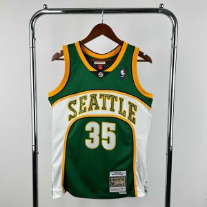 M&N Retro Swingman Jersey Seattle SuperSonics 2007-08 Season Green #35 Kevin Durant - Image 1