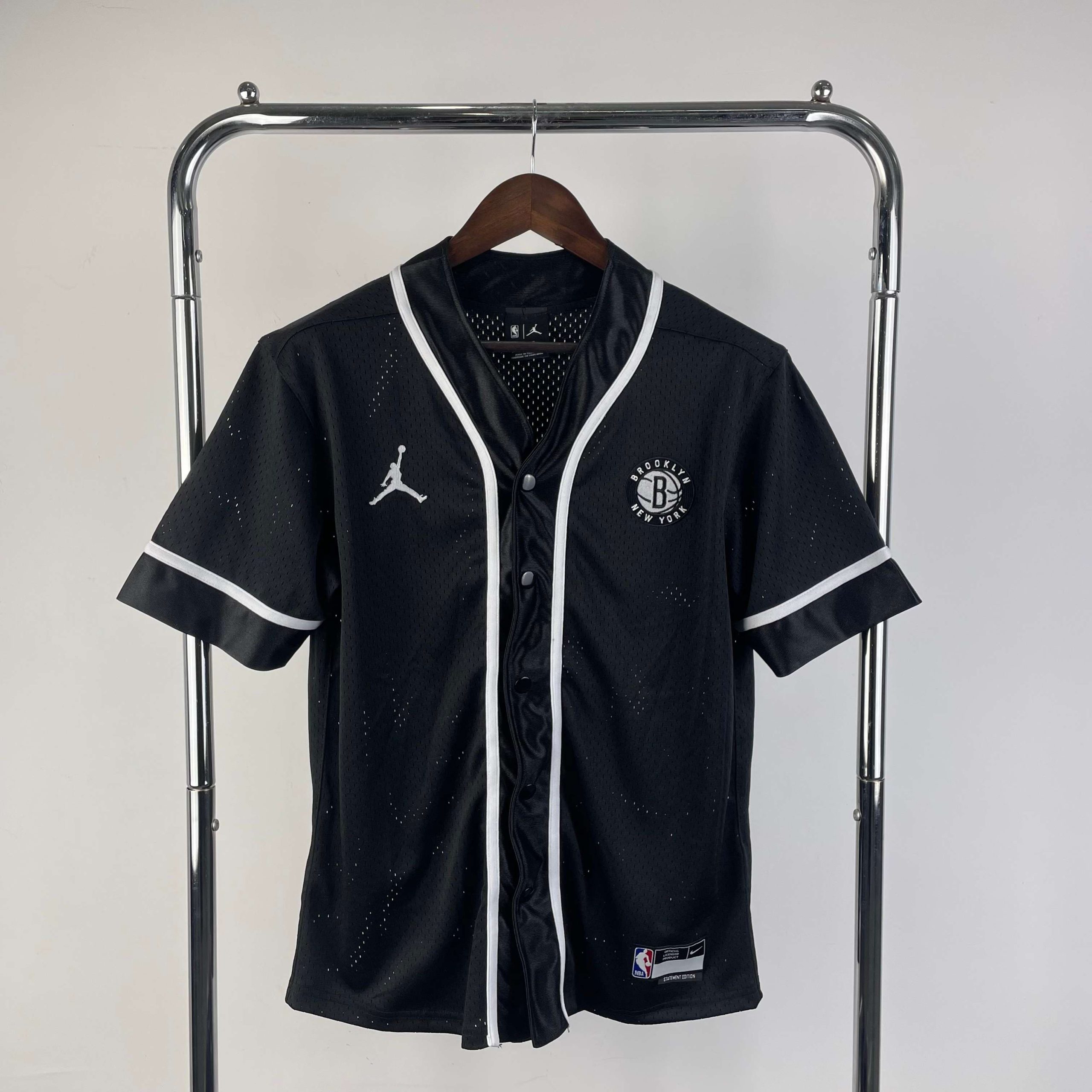nba button up shirt brooklyn nets image 1 NBA Button-Up Shirt Brooklyn Nets - Image 1