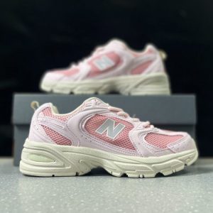 New Balance 530 GR530EC Sneakers – Pink Mesh with Cream Sole - Main image