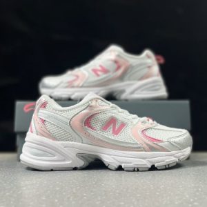 New Balance 530 GR530EC Sneakers – Silver Pink with White Sole - Main image