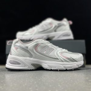 New Balance 530 WR530SGC Sneakers – Silver White and Pale Pink - Main image