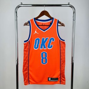 Oklahoma City Thunder Jordan Edition #8 Jalen Williams Jersey - Image 1
