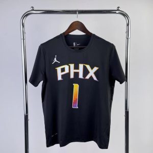 Phoenix Suns Jordan Edition #1 Devin Booker Quick-Dry T-Shirt - Image 1