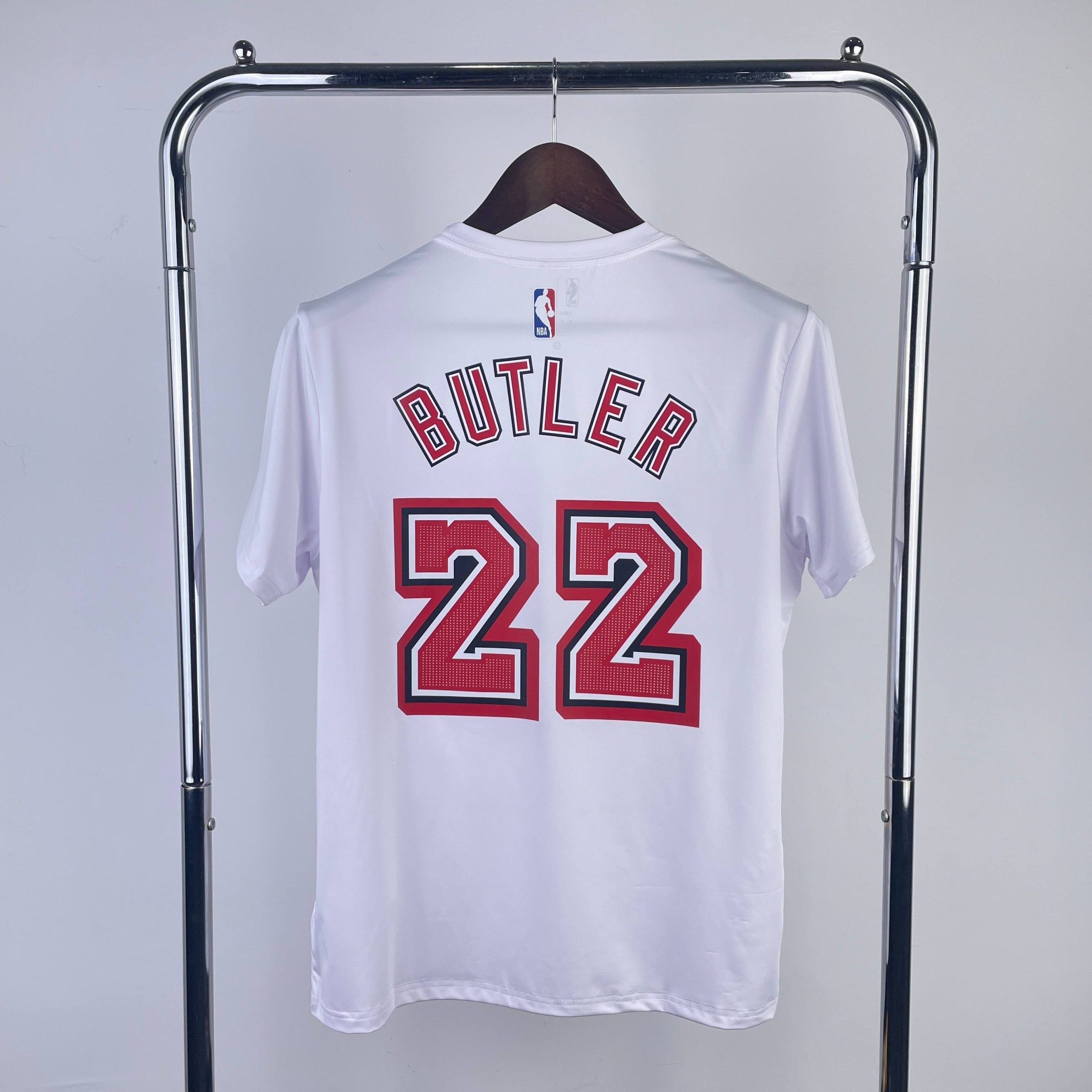 quick dry t shirt 2023 season miami heat retro short sleeve shirt #22 jimmy butler image 2 Quick-Dry T-Shirt 2023 Season Miami Heat Retro Short-Sleeve Shirt #22 Jimmy Butler - Image 2
